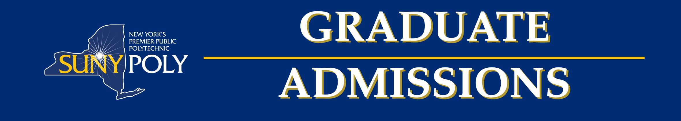 SUNY Poly Graduate Admissions